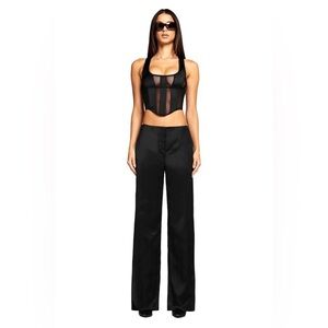 I.AM.GIA Black Wide-Leg Pants